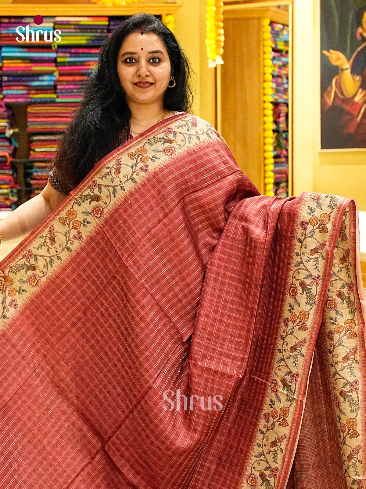 Semi Tussar Saree - EJ05154