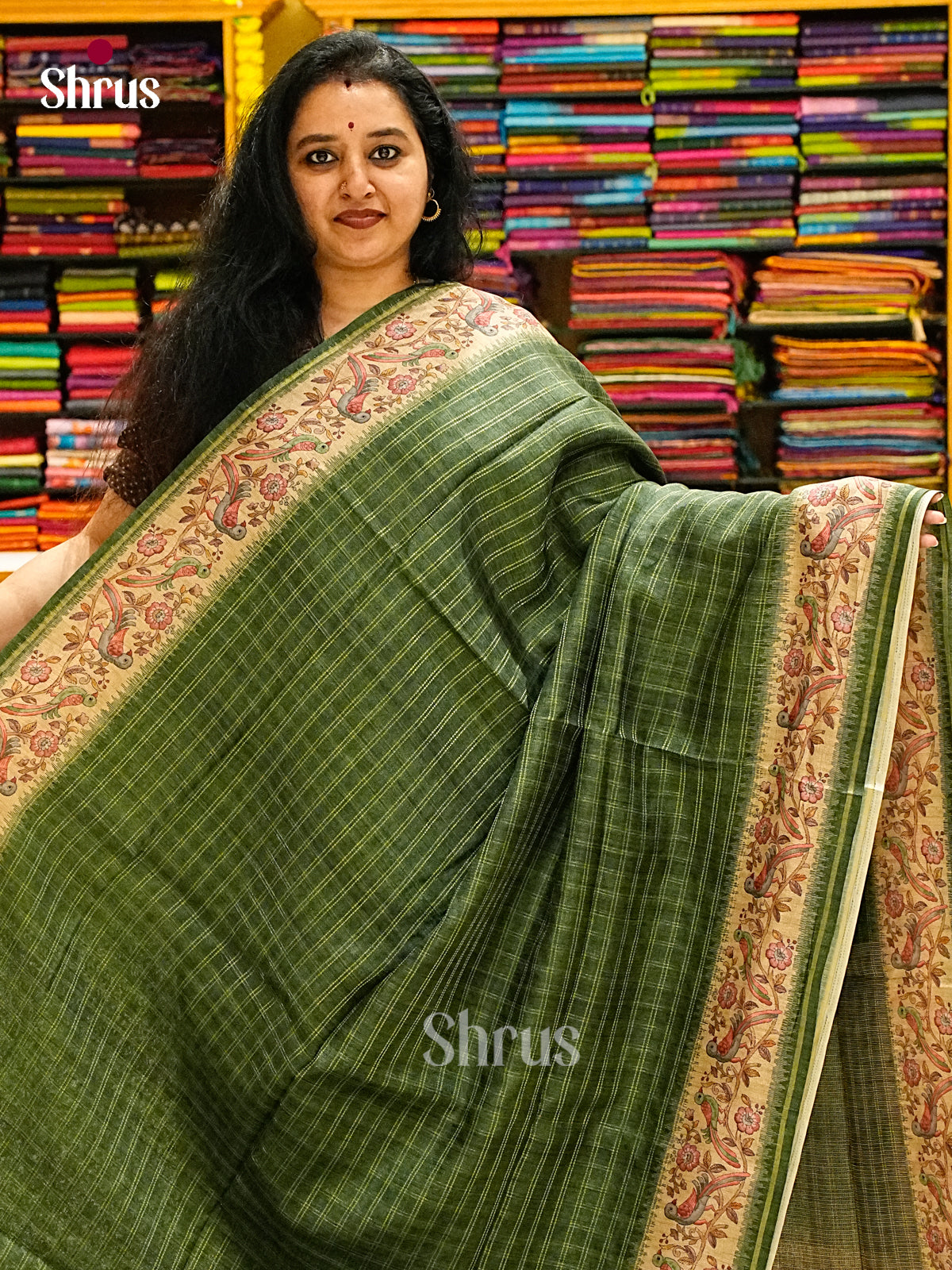 Semi Tussar Saree - EJ05156