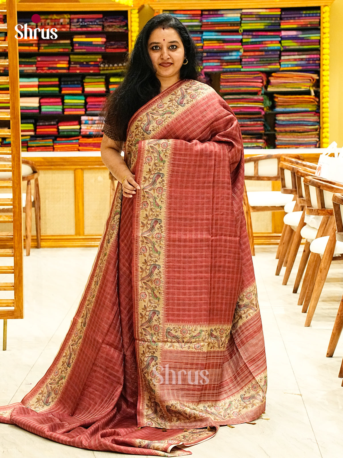 Semi Tussar Saree - EJ05159