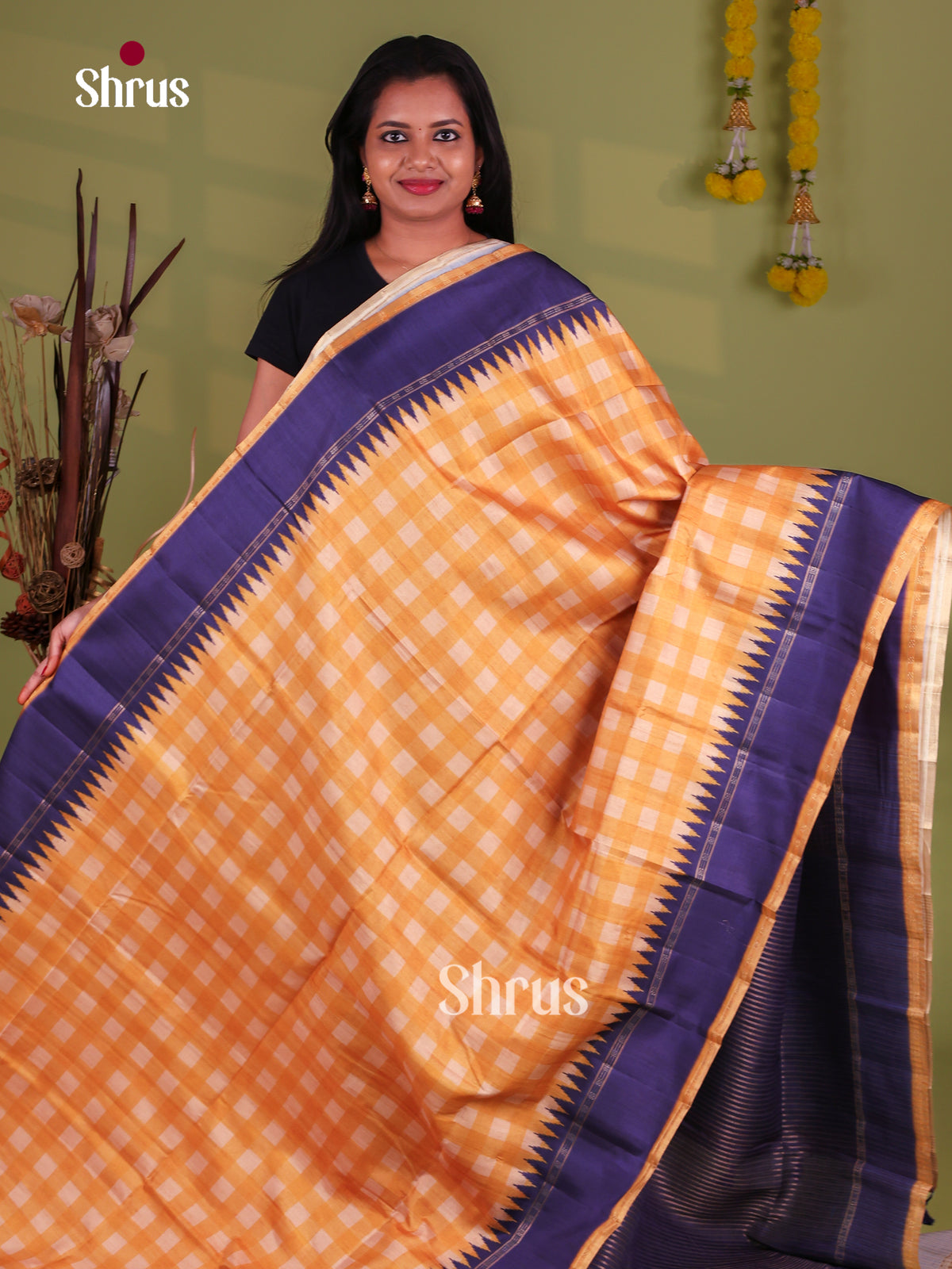 Semi Tussar Saree - EJ05162