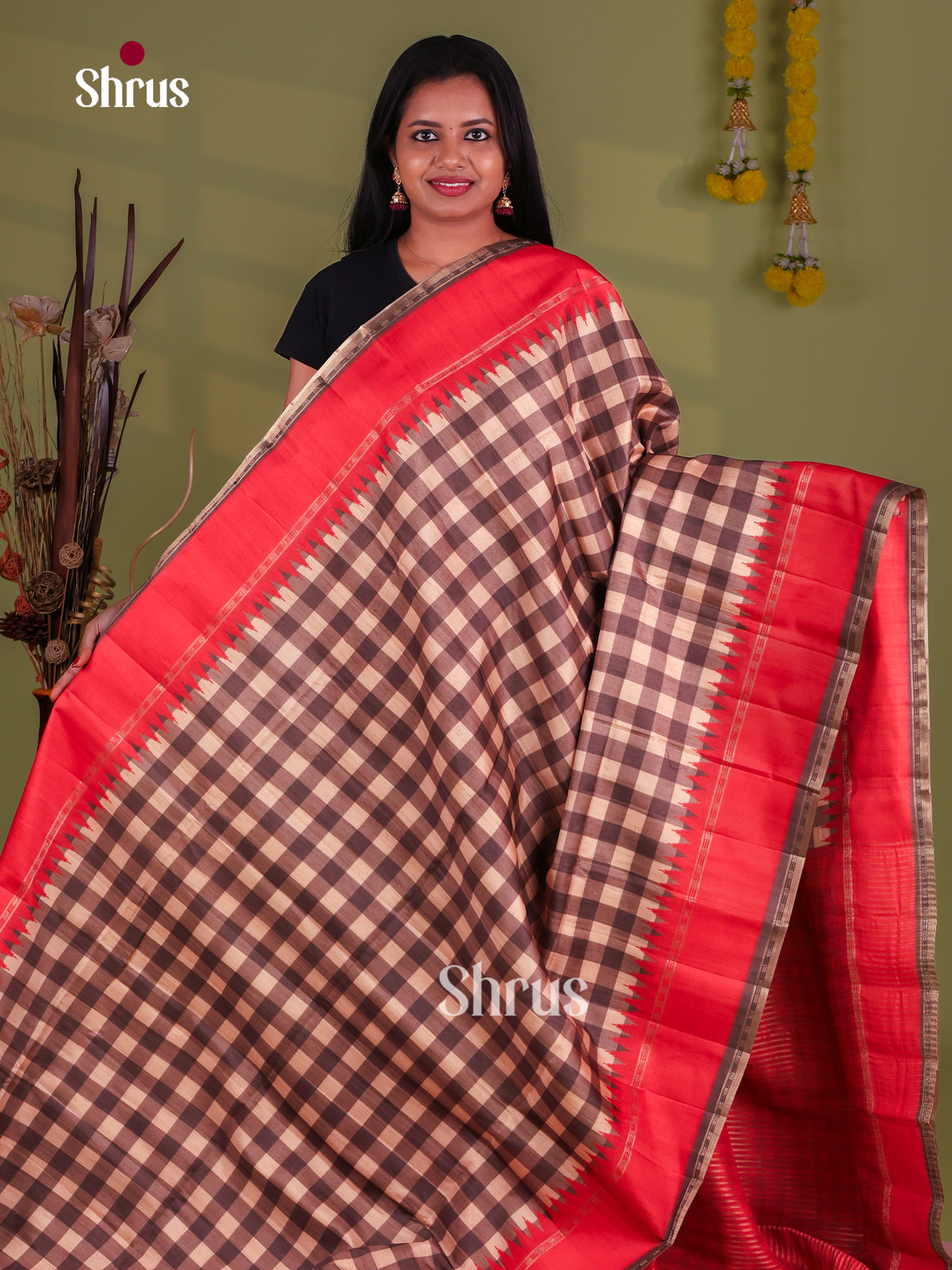 Semi Tussar Saree - EJ05164