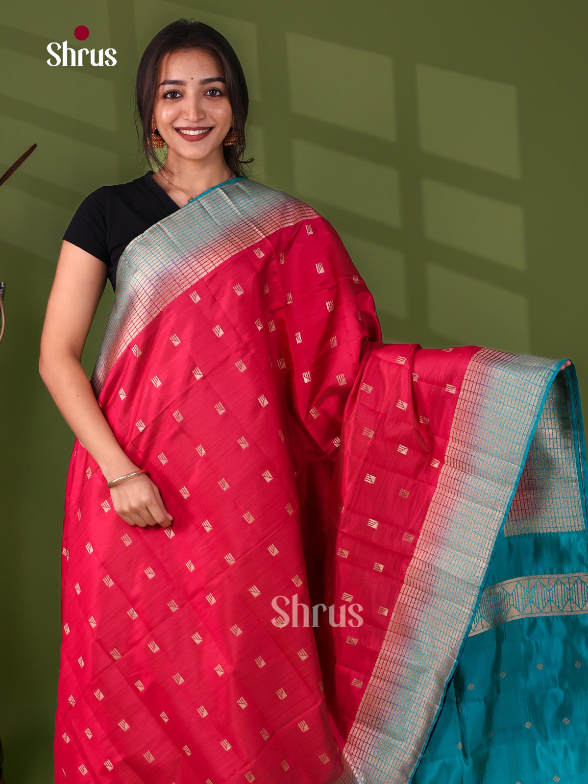 Semi Rawsilk Saree - EJ05240