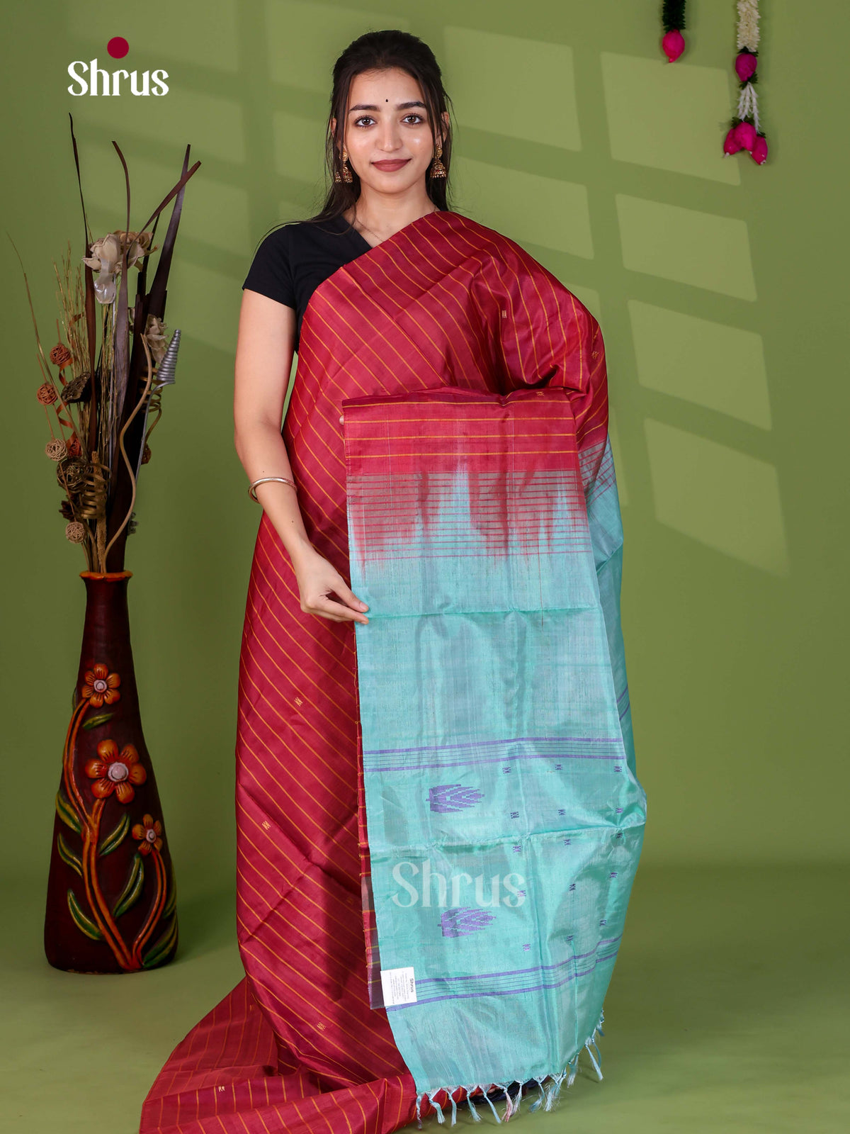 Banana Pith Saree - EJ05298