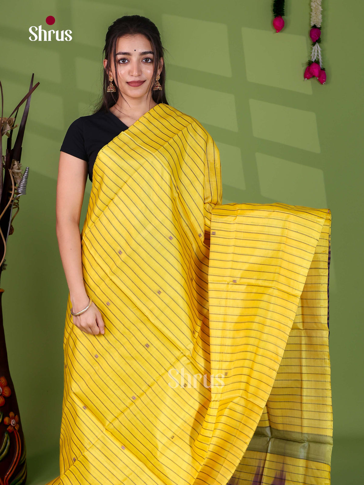 Banana Pith Saree - EJ05300
