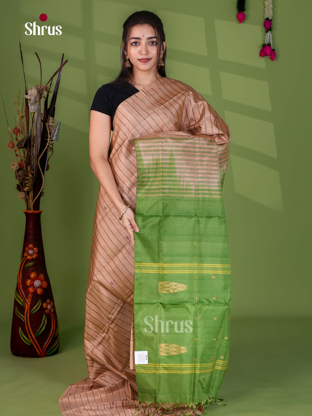Banana Pith Saree - EJ05302