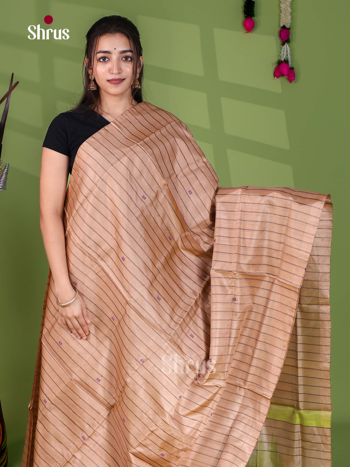Banana Pith Saree - EJ05302