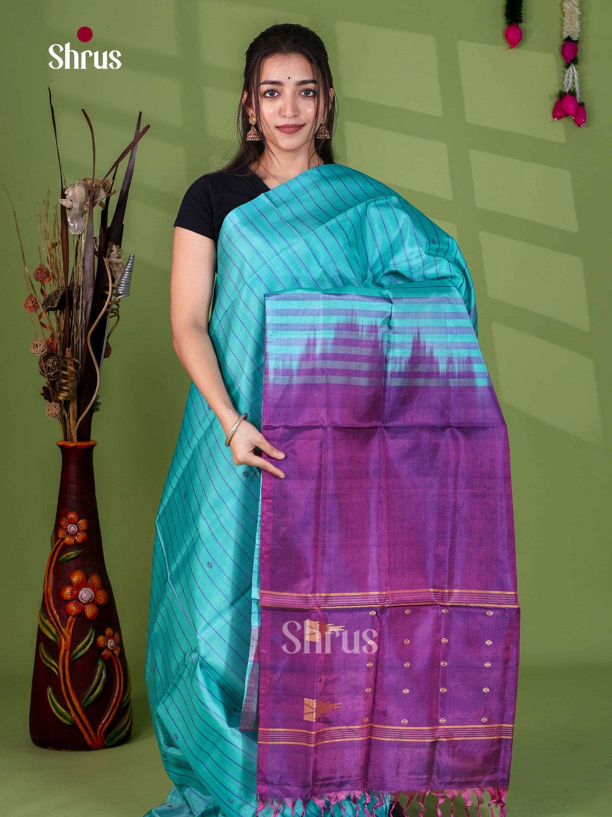 Banana Pith Saree - EJ05307