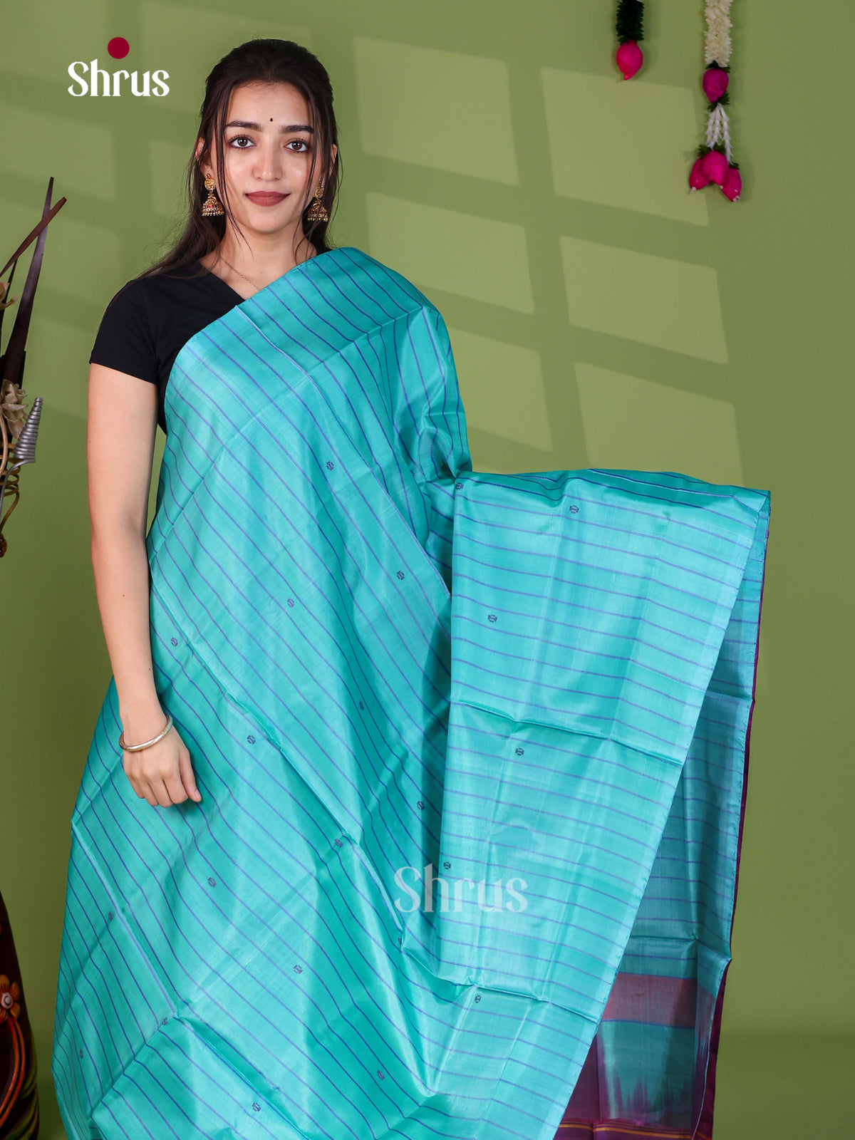Banana Pith Saree - EJ05307