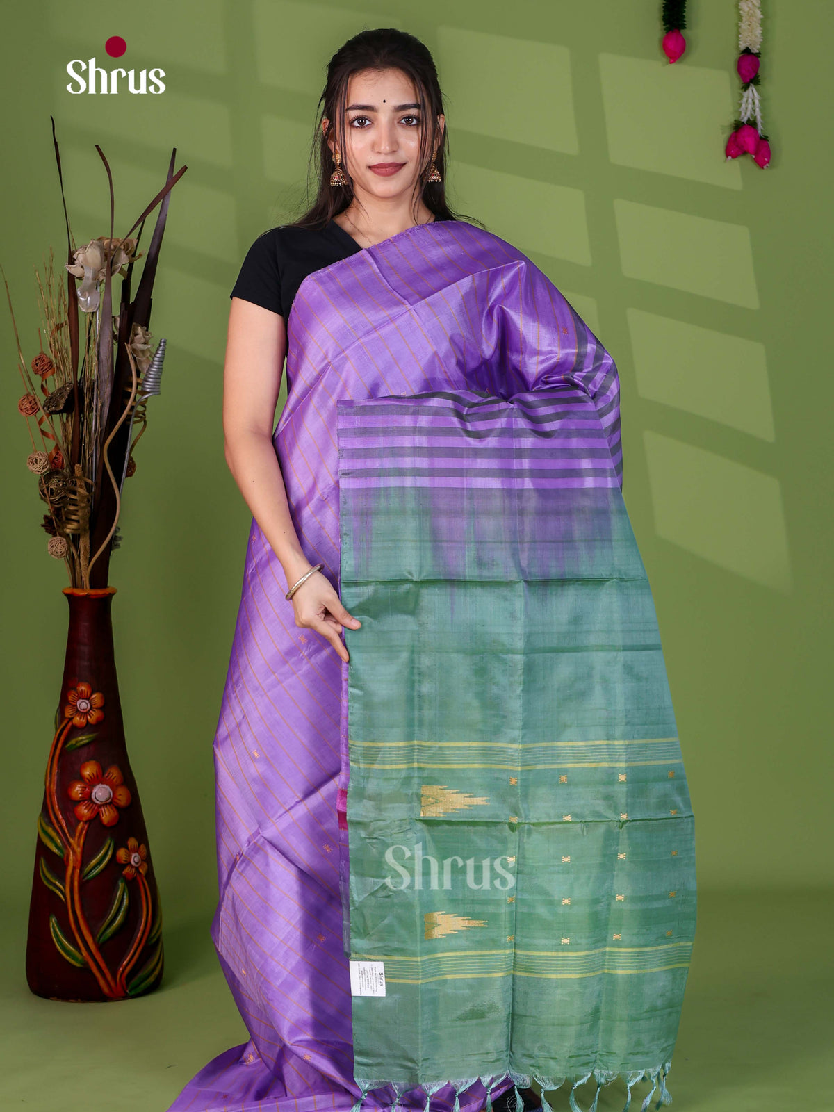 Banana Pith Saree - EJ05310