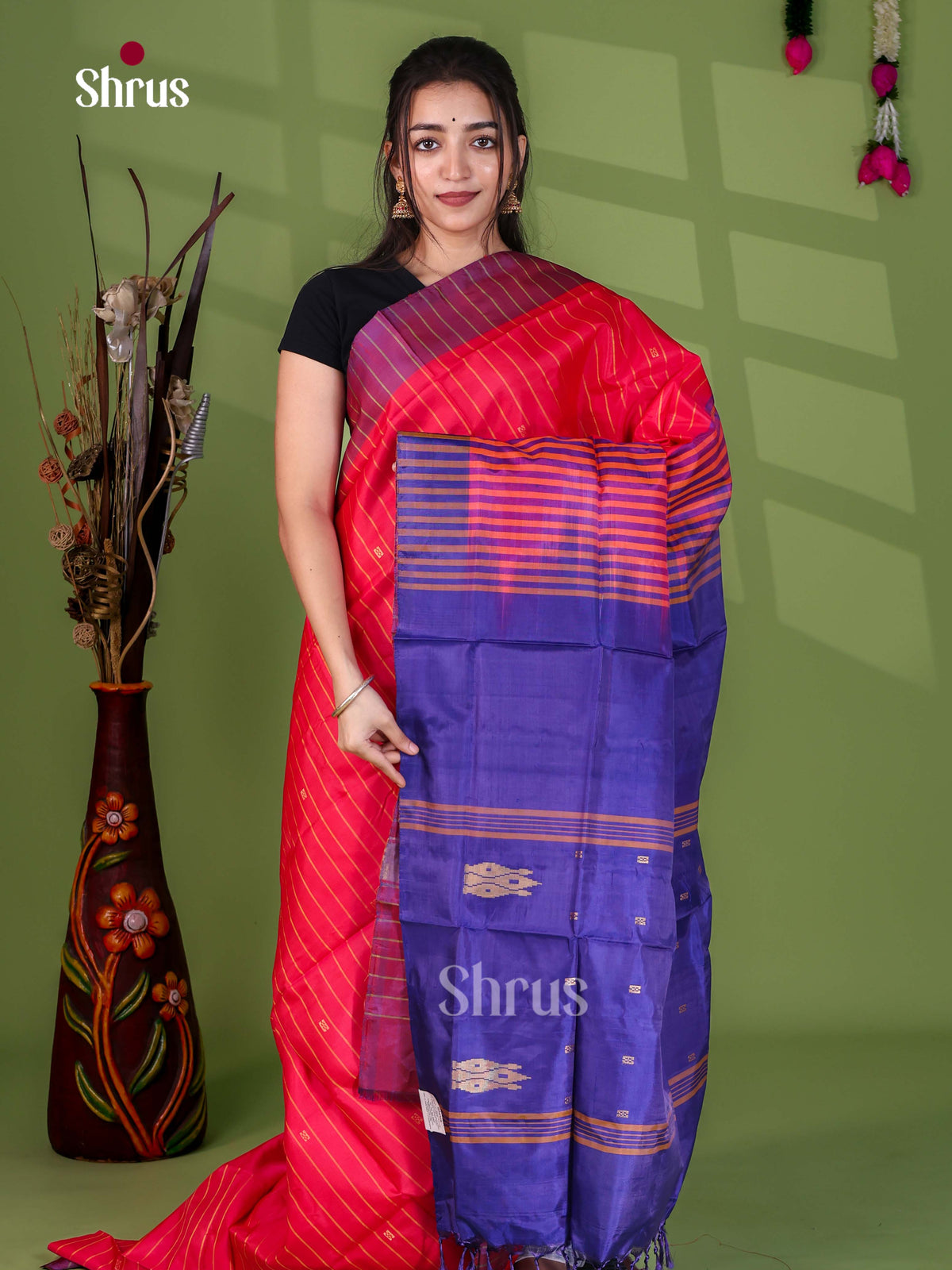 Banana Pith Saree - EJ05315