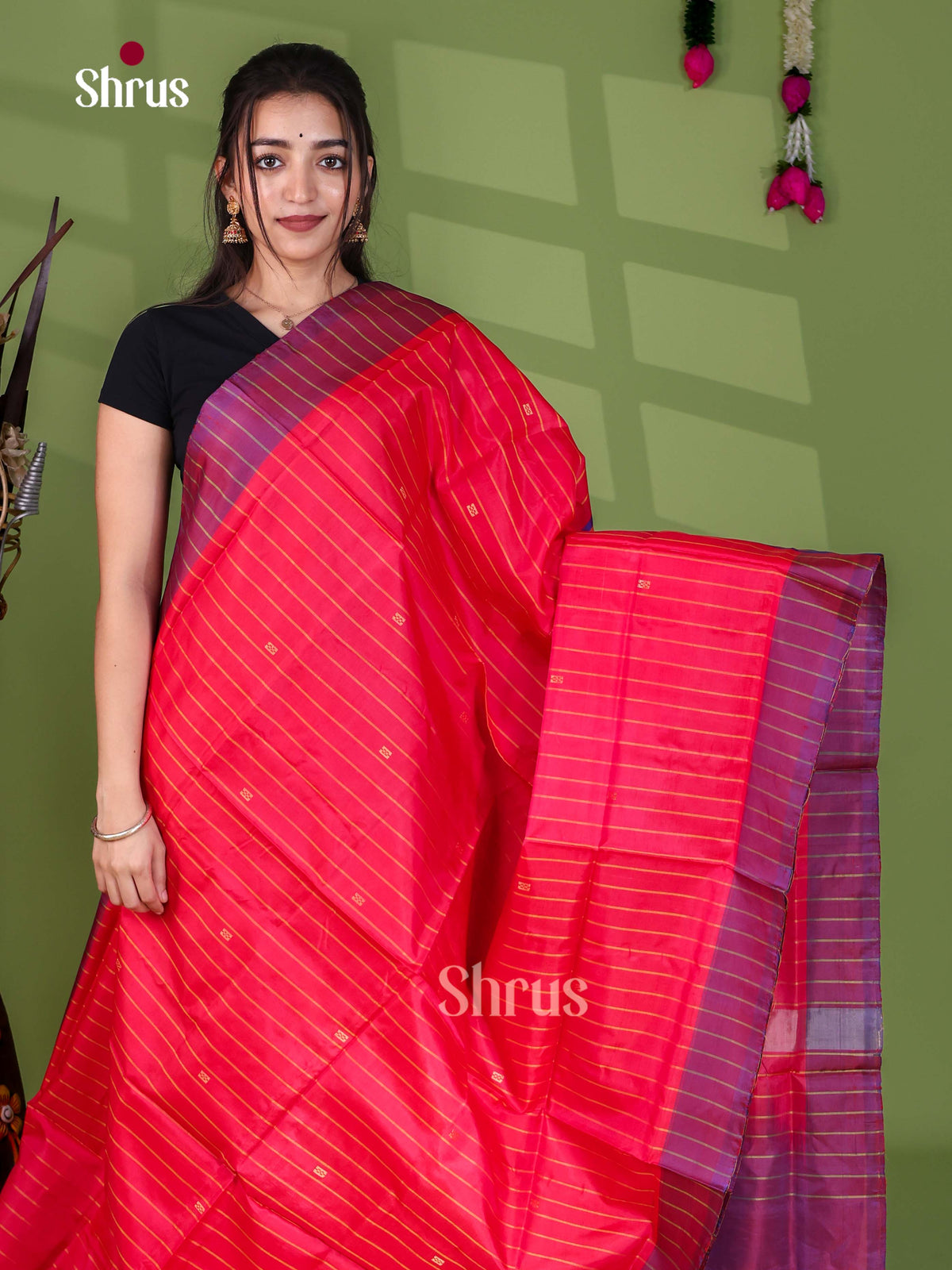 Banana Pith Saree - EJ05315