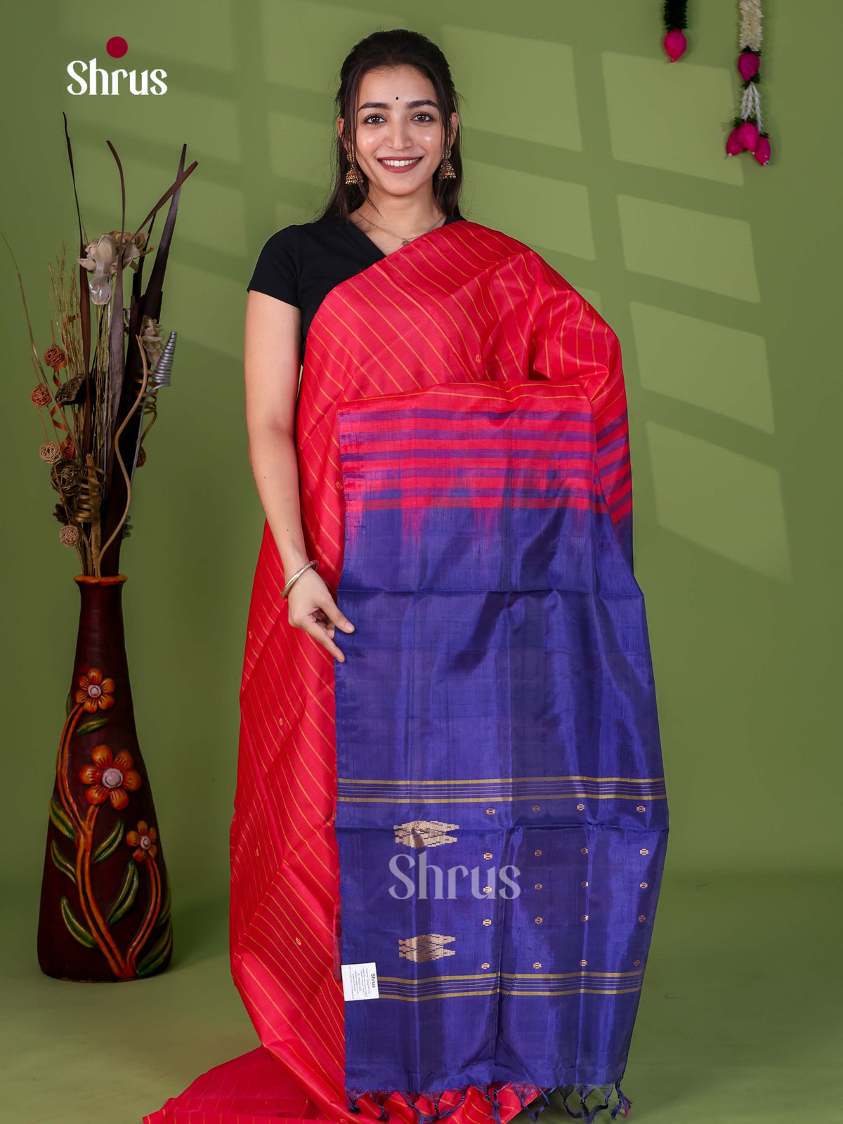 Banana Pith Saree - EJ05317