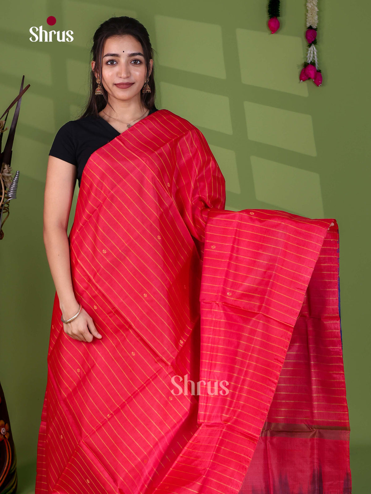 Banana Pith Saree - EJ05317