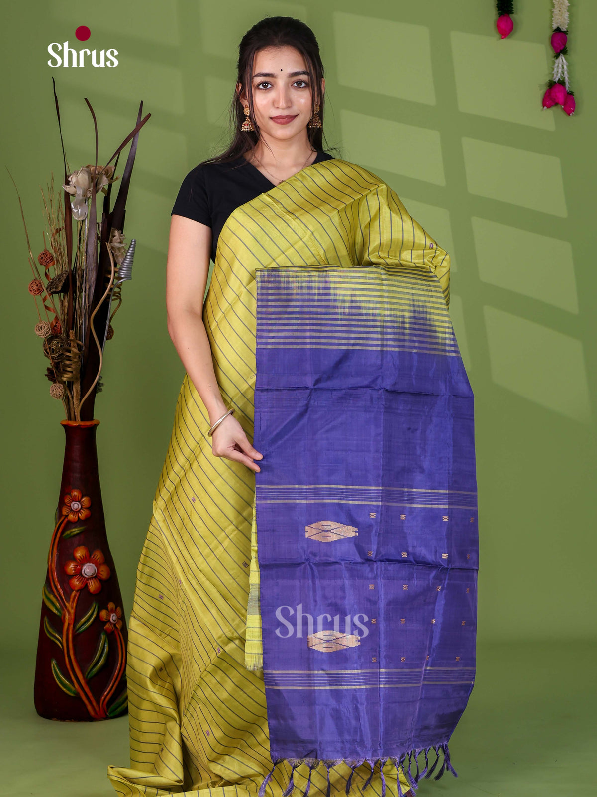 Banana Pith Saree - EJ05320