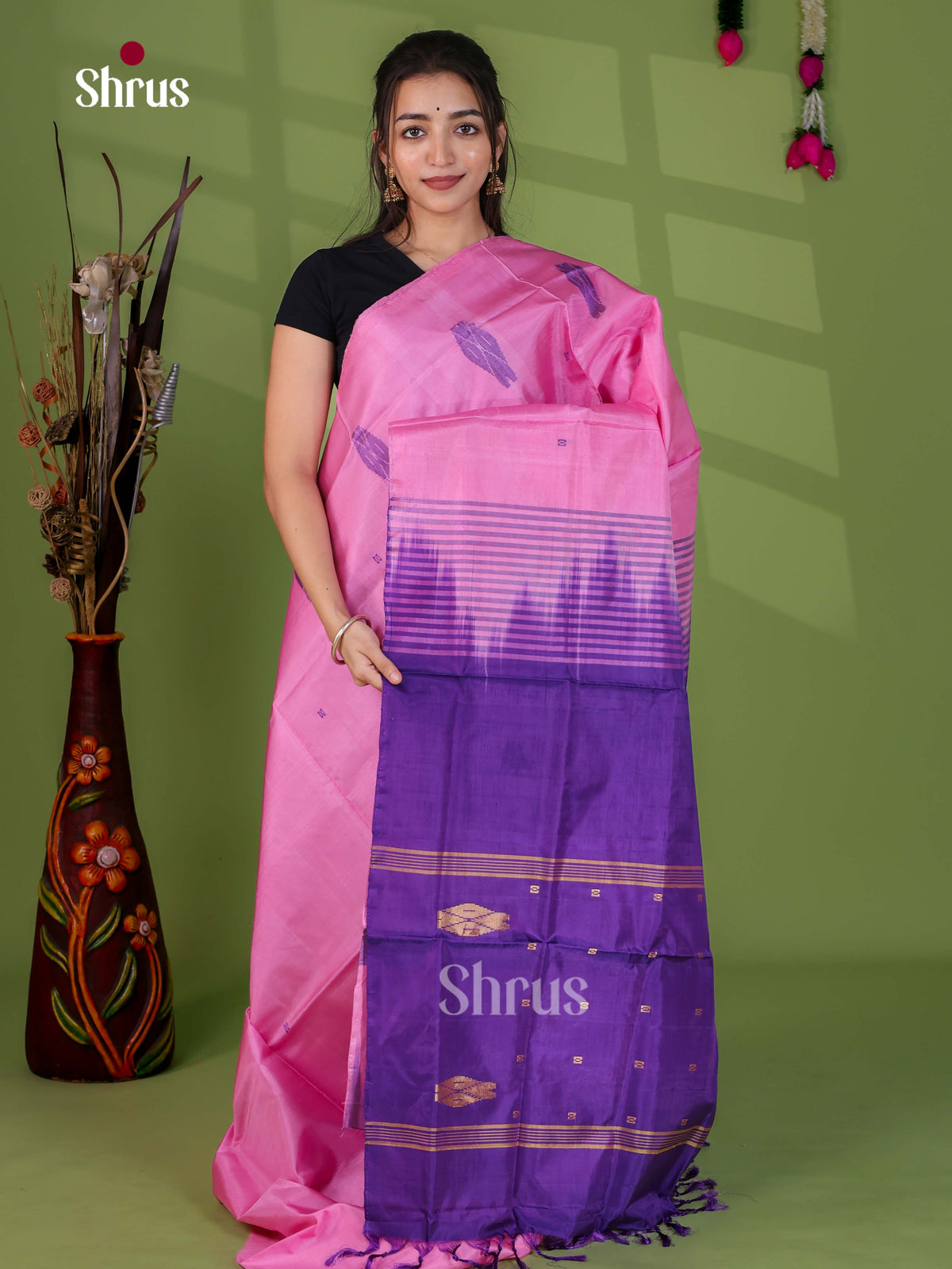 Banana Pith Saree - EJ05321