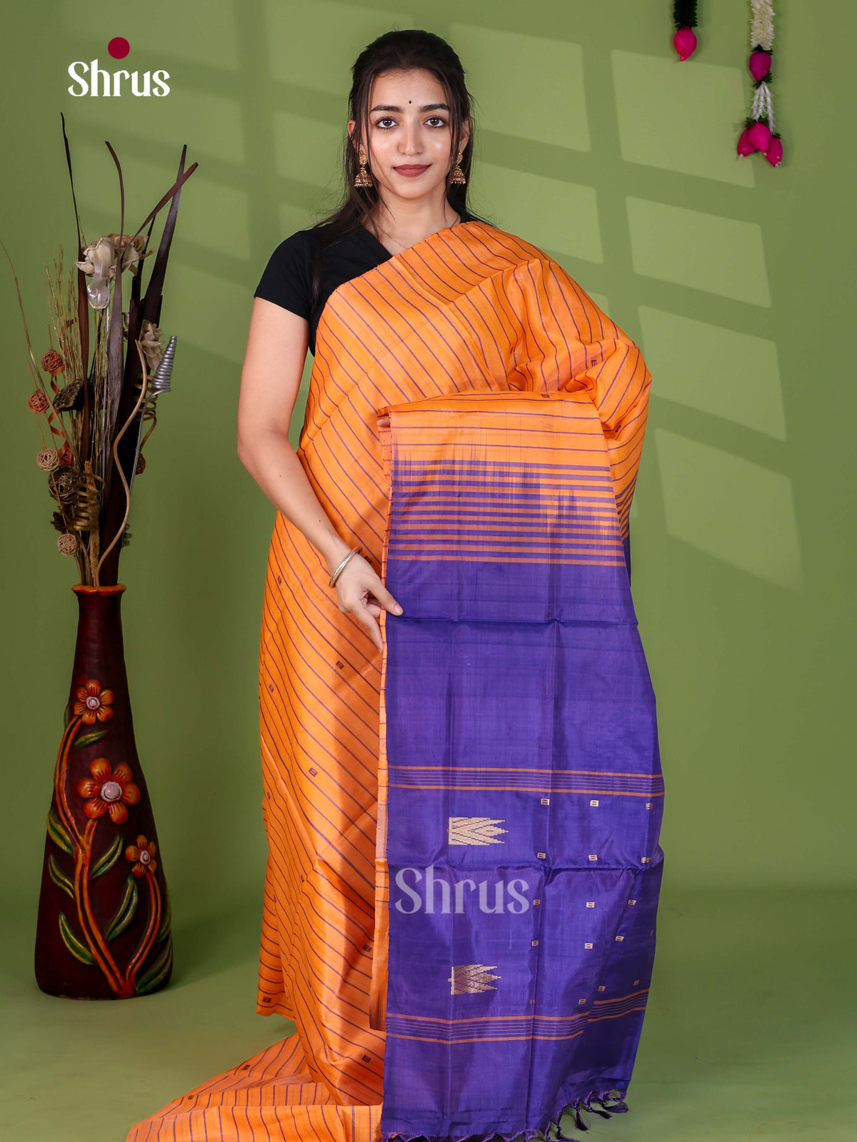Banana Pith Saree - EJ05322