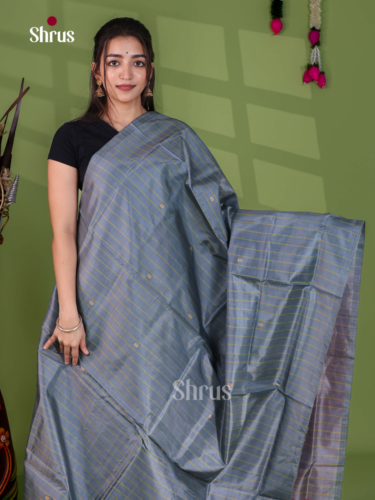 Banana Pith Saree - EJ05327
