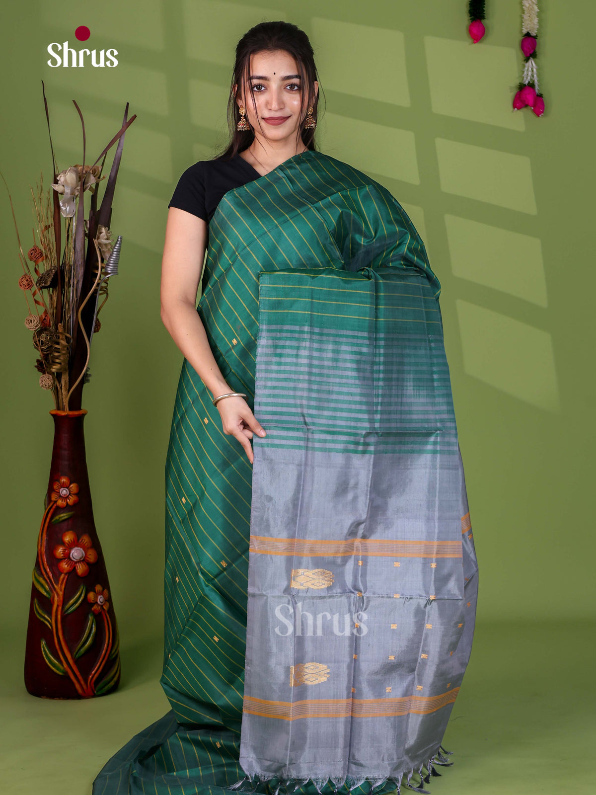 Banana Pith Saree - EJ05329