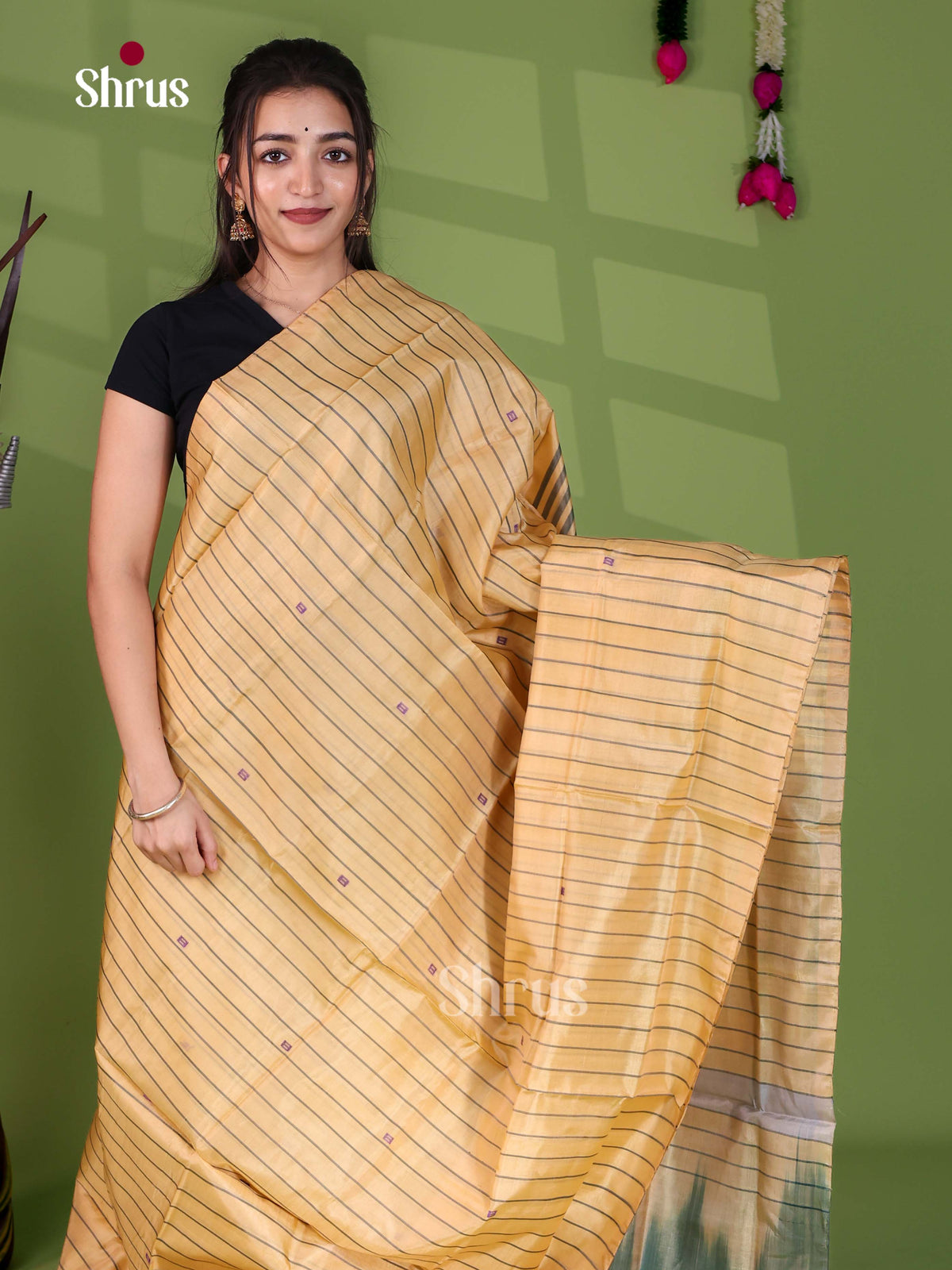 Banana Pith Saree - EJ05344