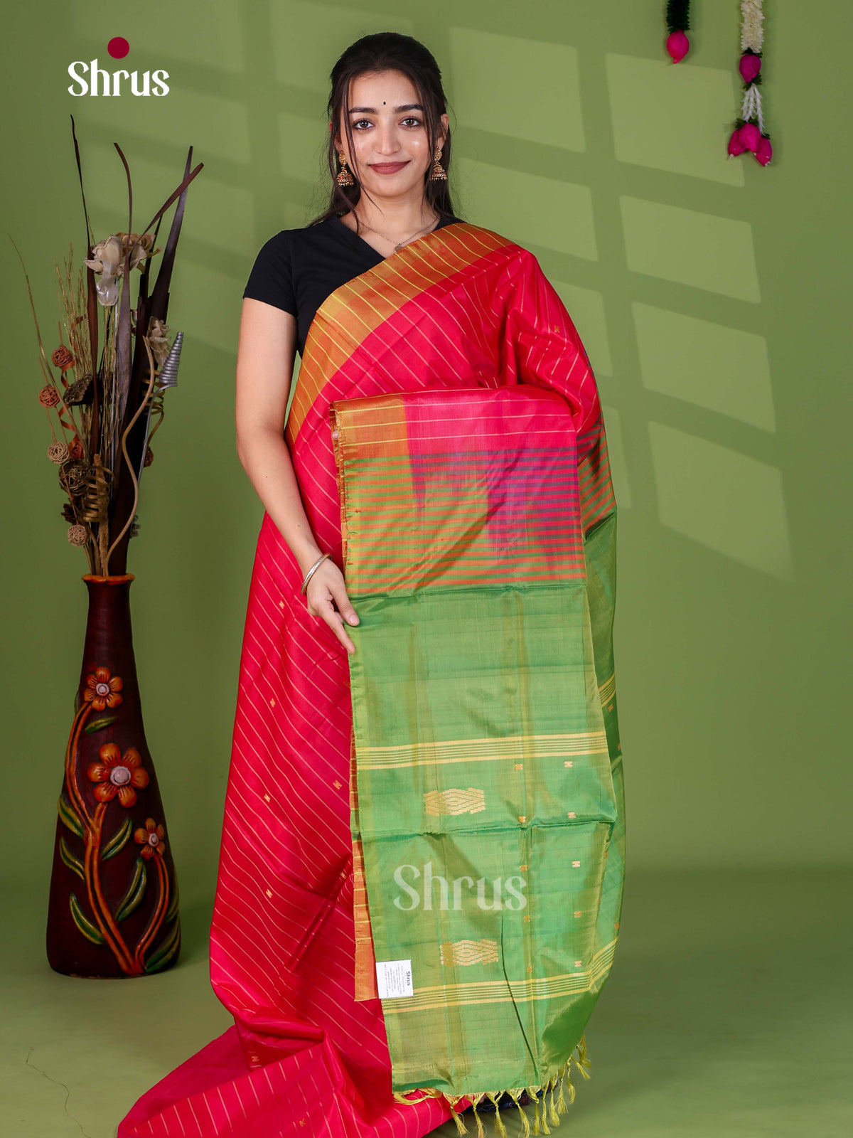 Banana Pith Saree - EJ05346