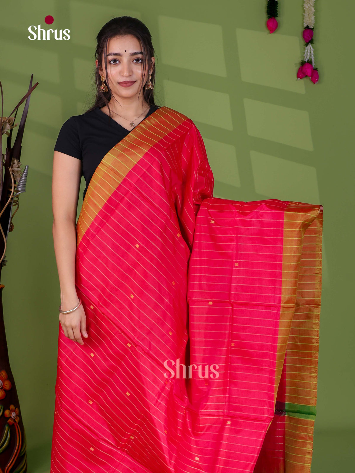 Banana Pith Saree - EJ05346