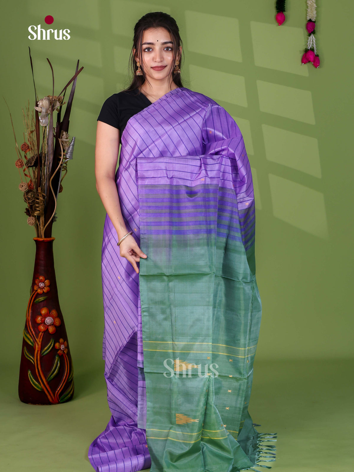 Banana Pith Saree - EJ05353