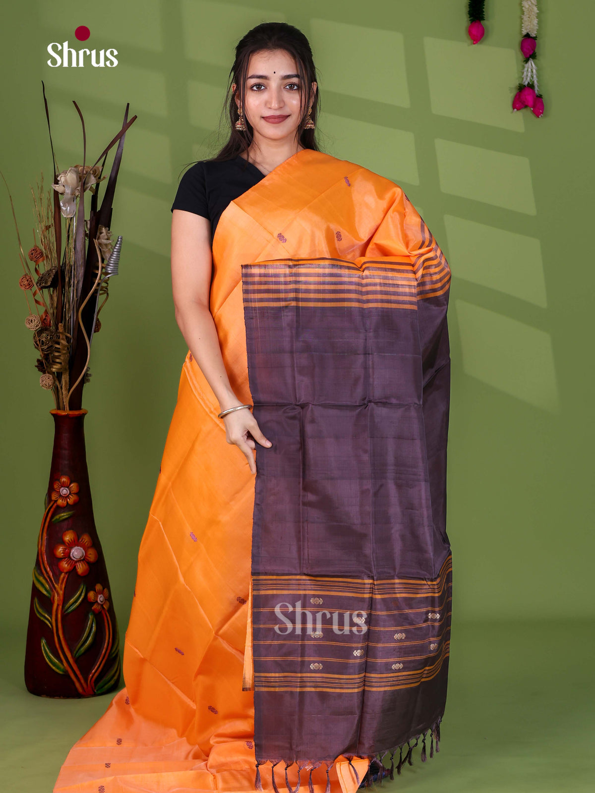 Banana Pith Saree - EJ05355
