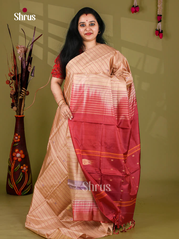 Banana Pith Saree - EJ05392