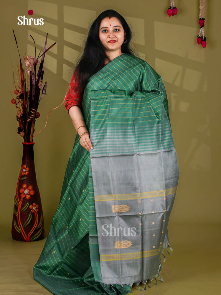 Banana Pith Saree - EJ05423