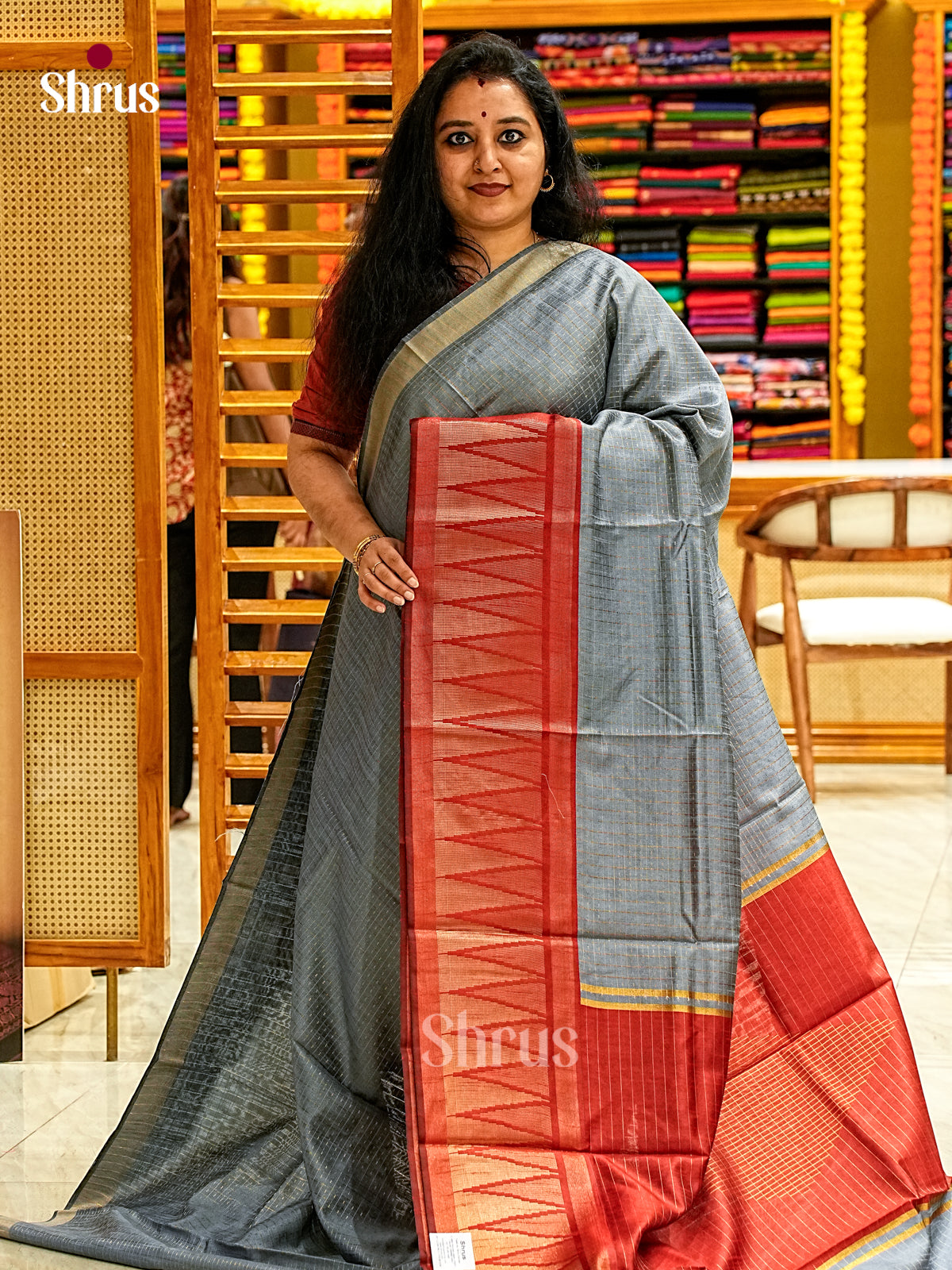 Semi Rawsilk Saree - EJ08263