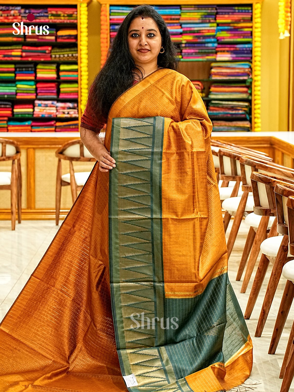 Semi Rawsilk Saree - EJ08266
