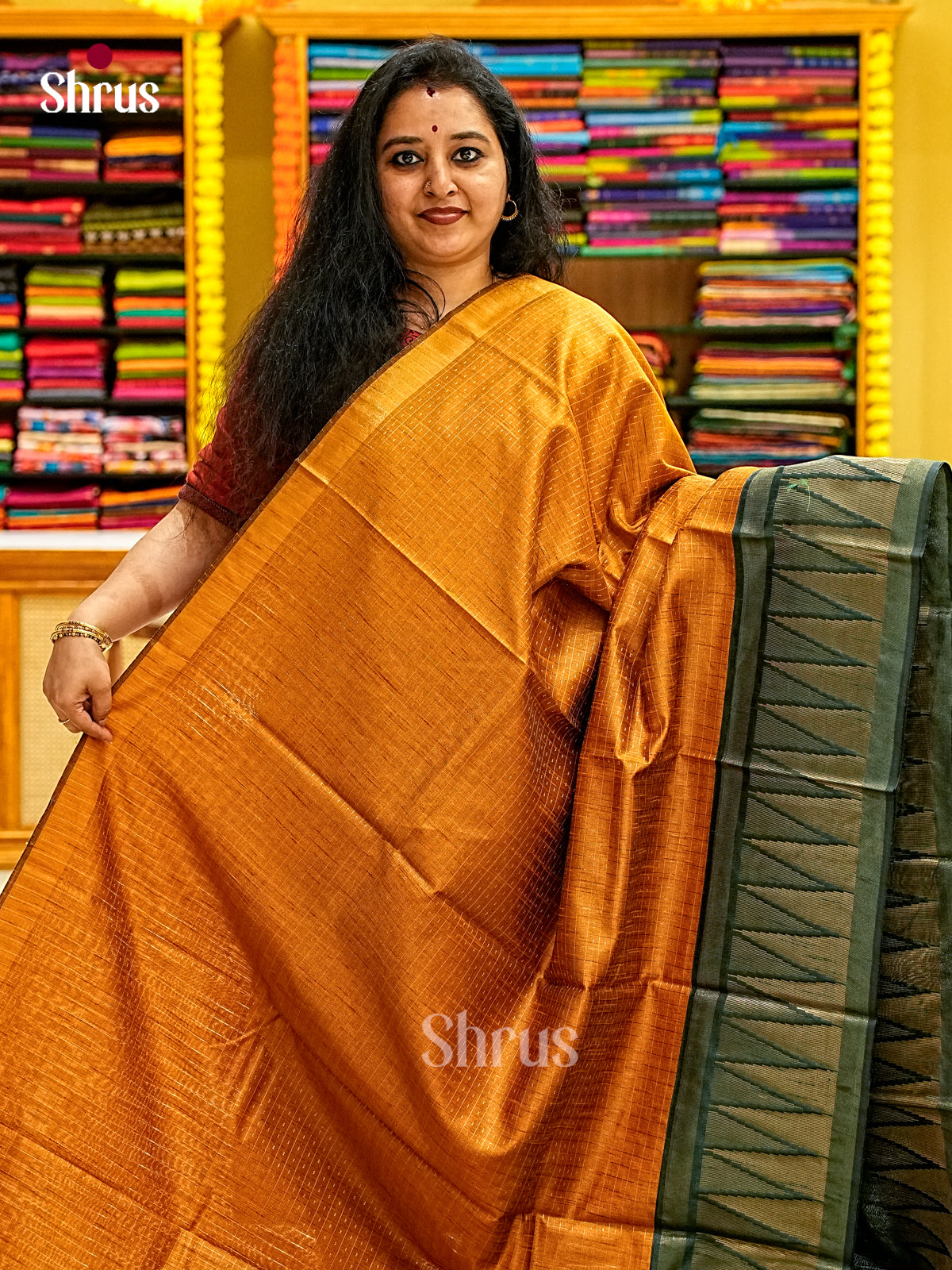 Semi Rawsilk Saree - EJ08266