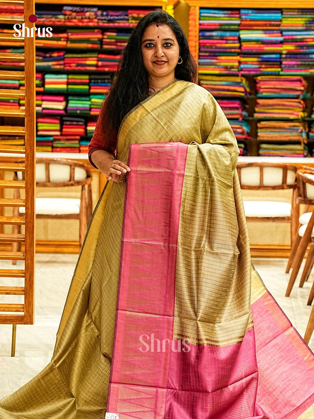 Semi Rawsilk Saree - EJ08269