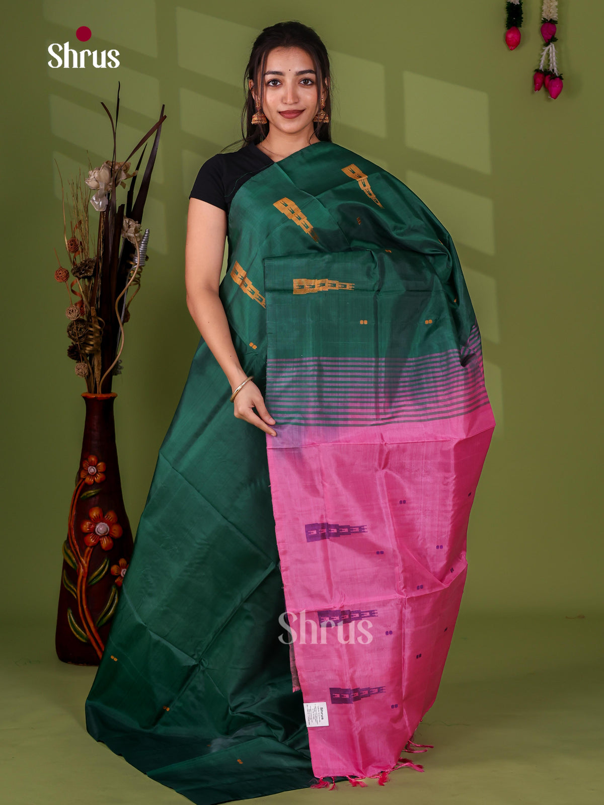 Banana Pith Saree - EJ08453
