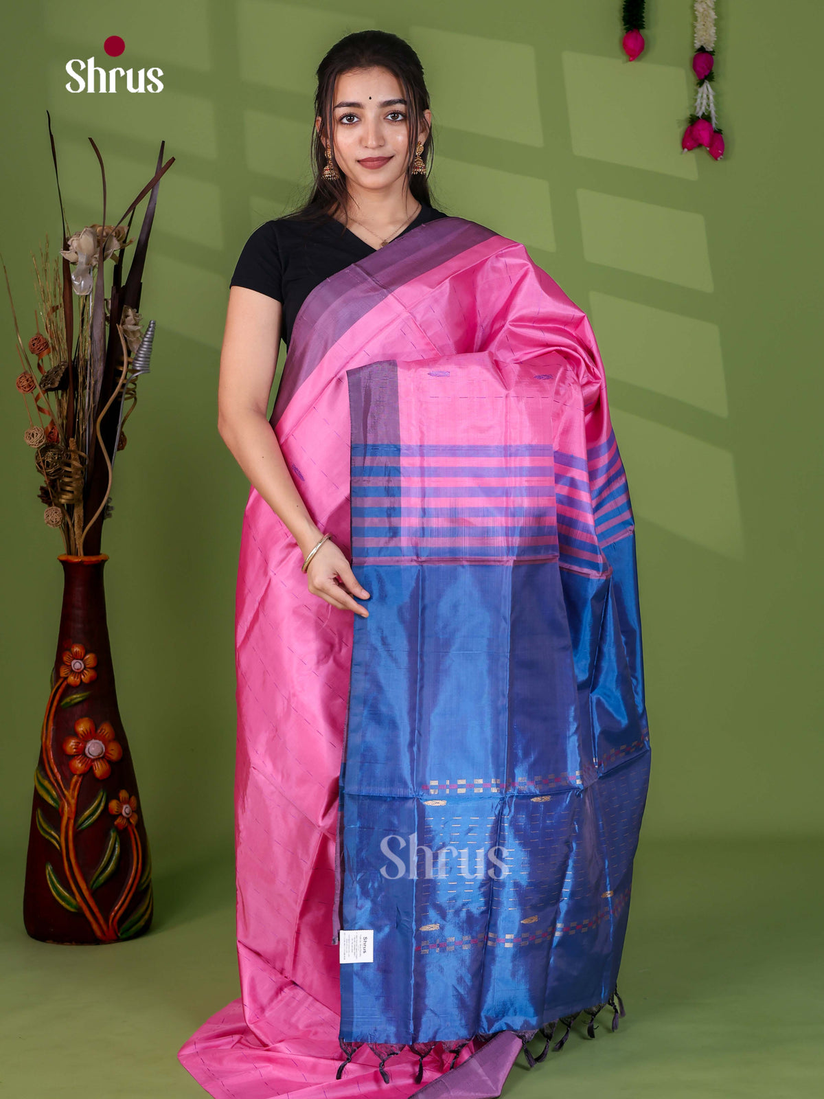 Banana Pith Saree - EJ08456