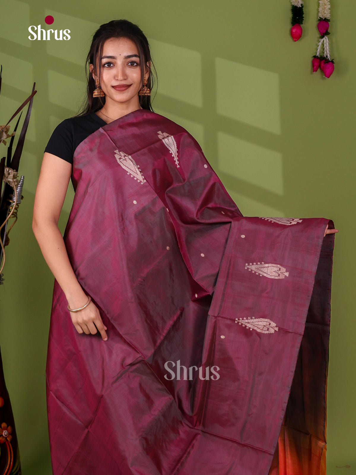 Banana Pith Saree - EJ08459
