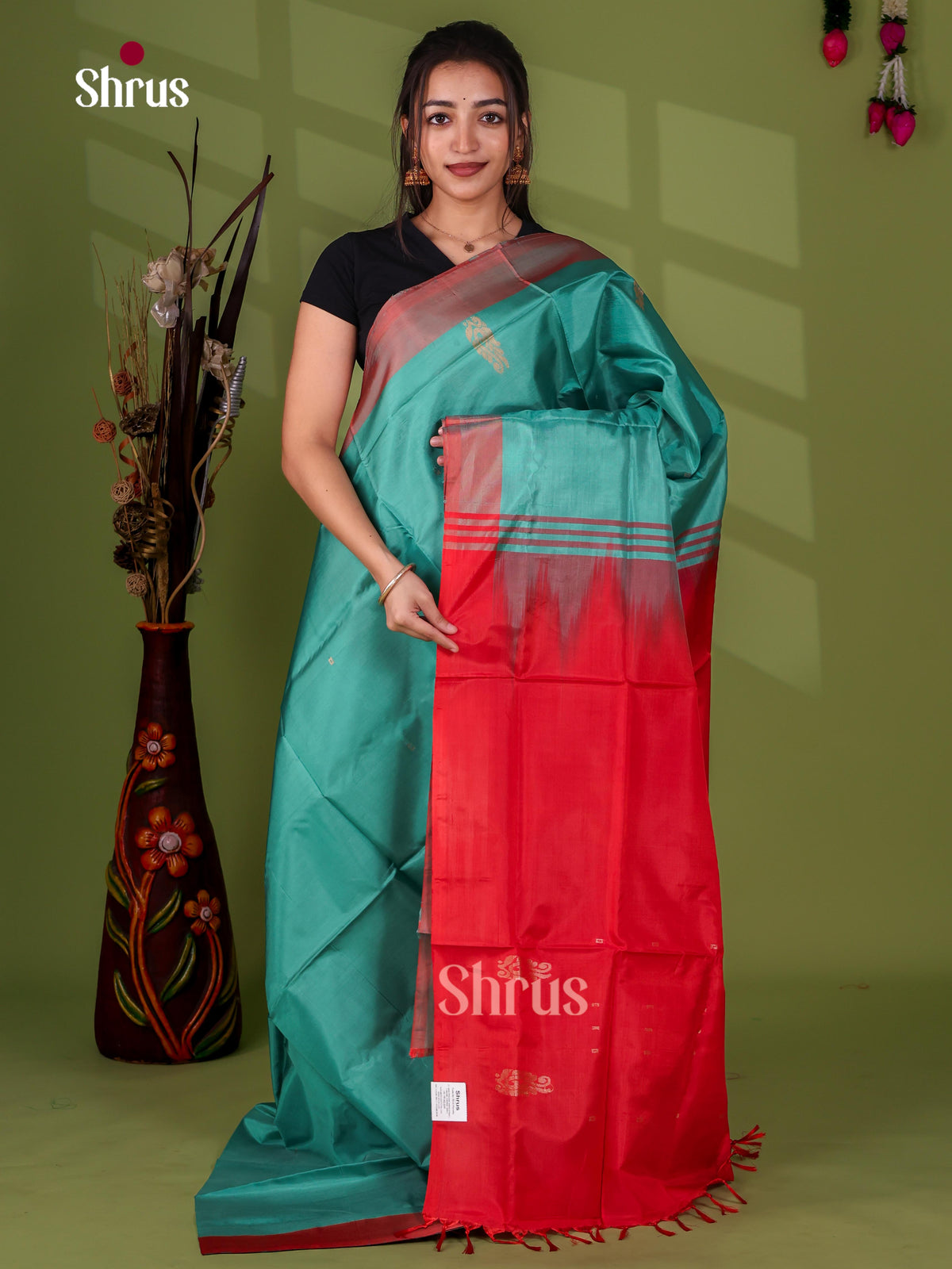 Banana Pith Saree - EJ08464