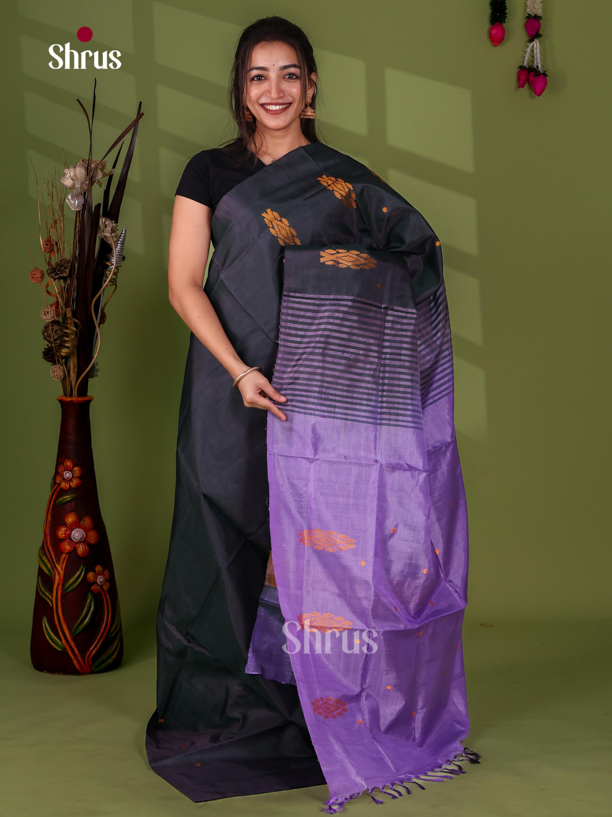 Banana Pith Saree - EJ08470