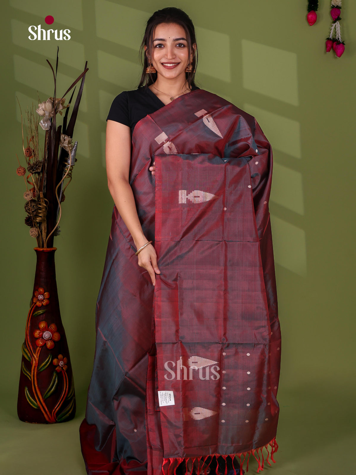 Banana Pith Saree - EJ08475