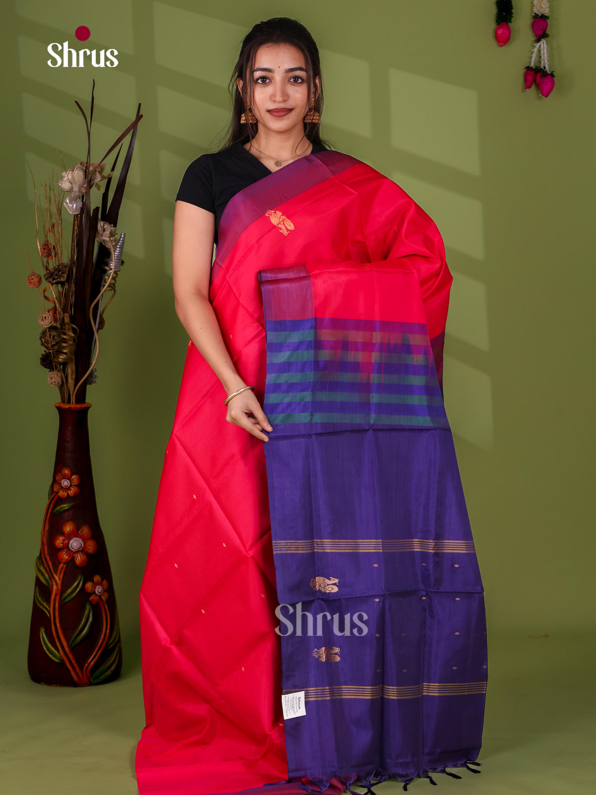 Banana Pith Saree - EJ08477