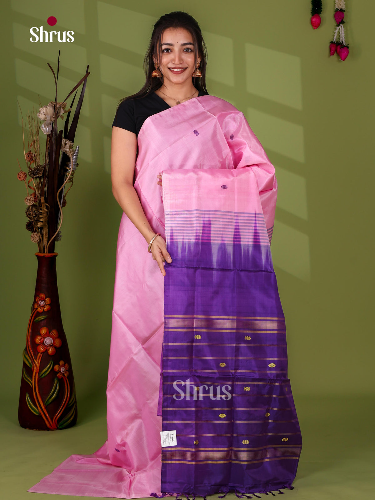 Banana Pith Saree - EJ08479