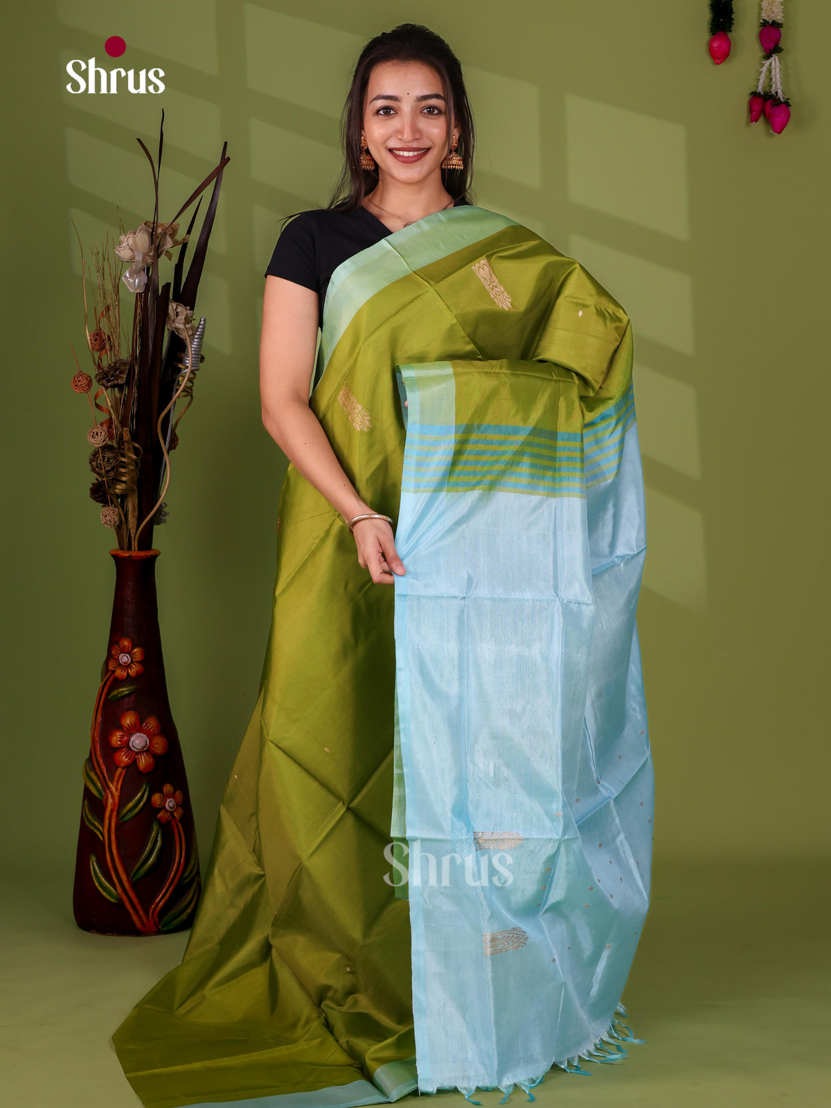 Banana Pith Saree - EJ08481