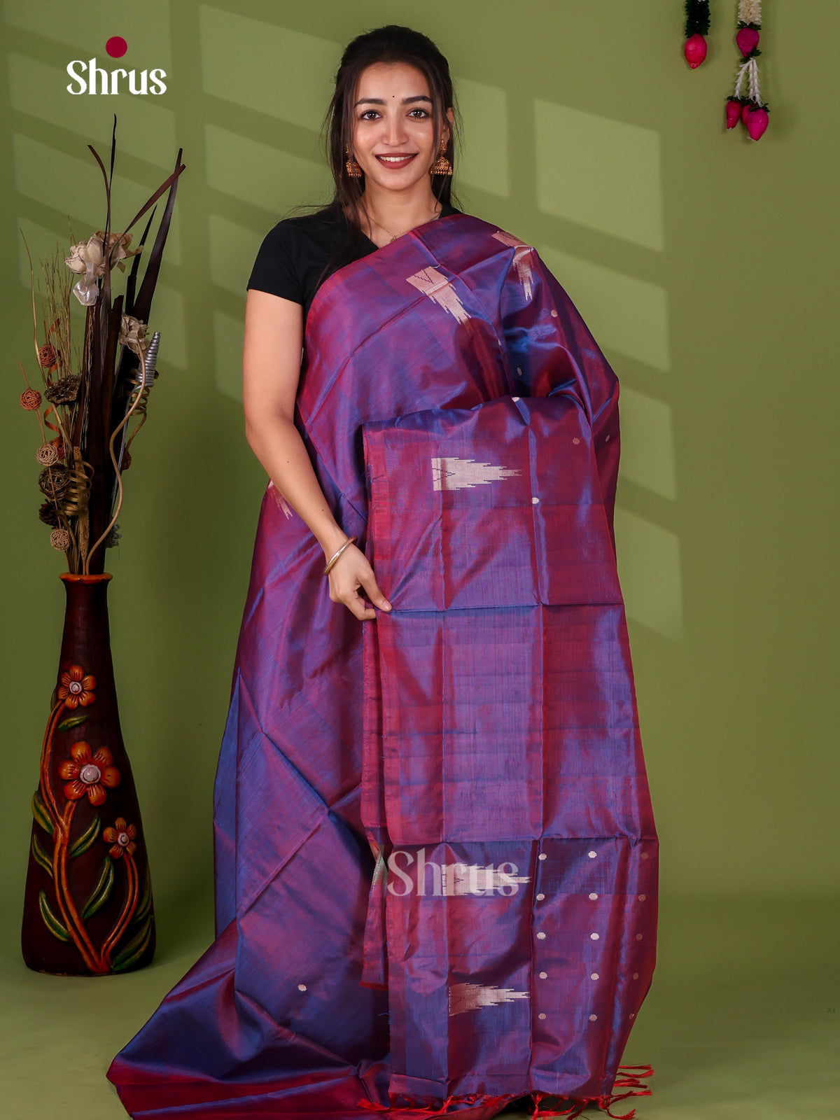 Banana Pith Saree - EJ08489