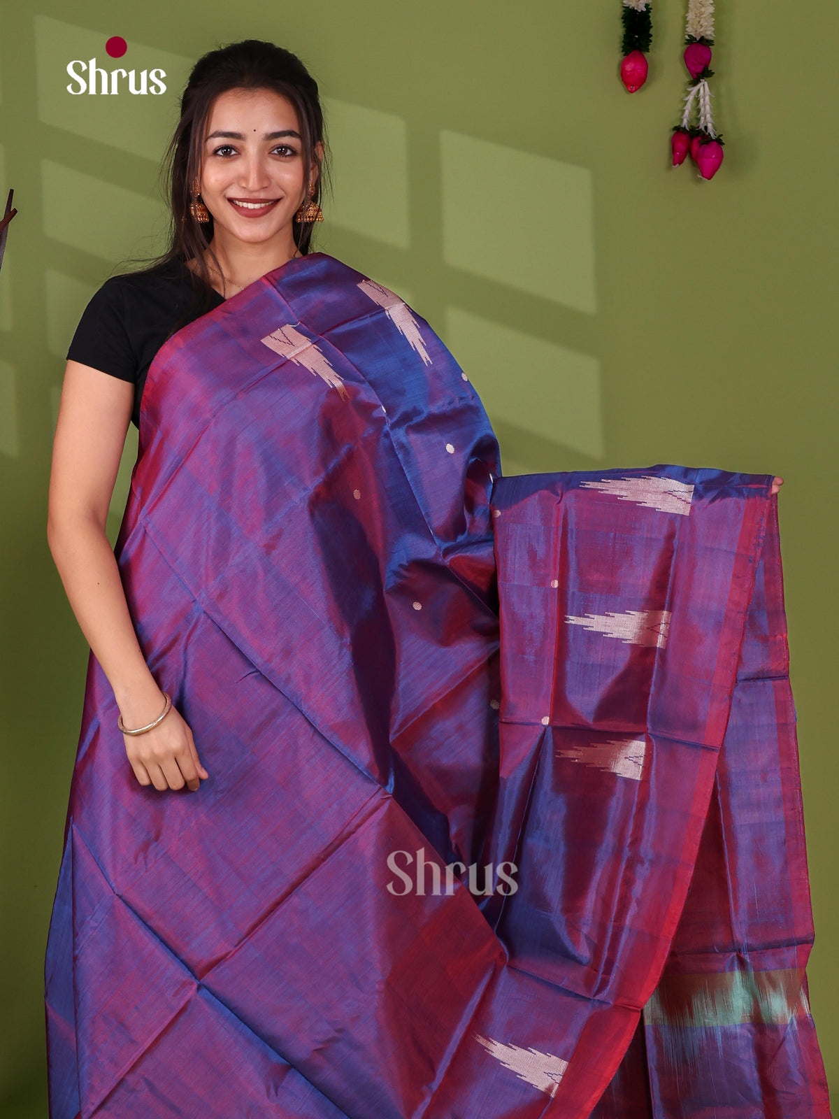 Banana Pith Saree - EJ08489