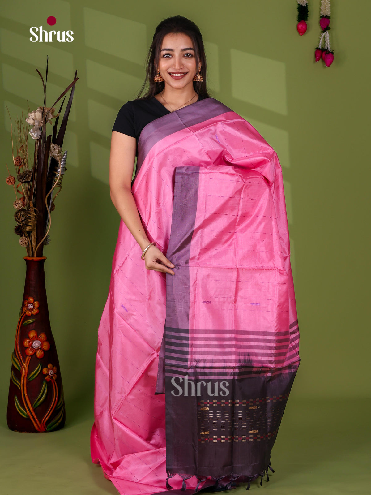 Banana Pith Saree - EJ08490
