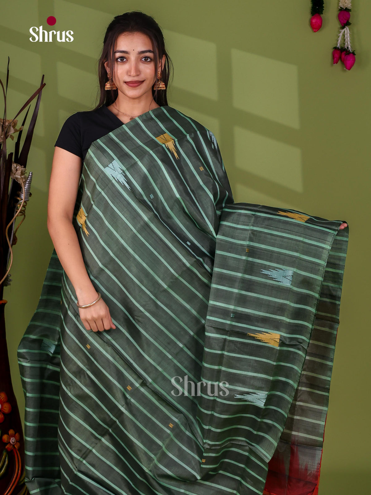 Banana Pith Saree - EJ08492