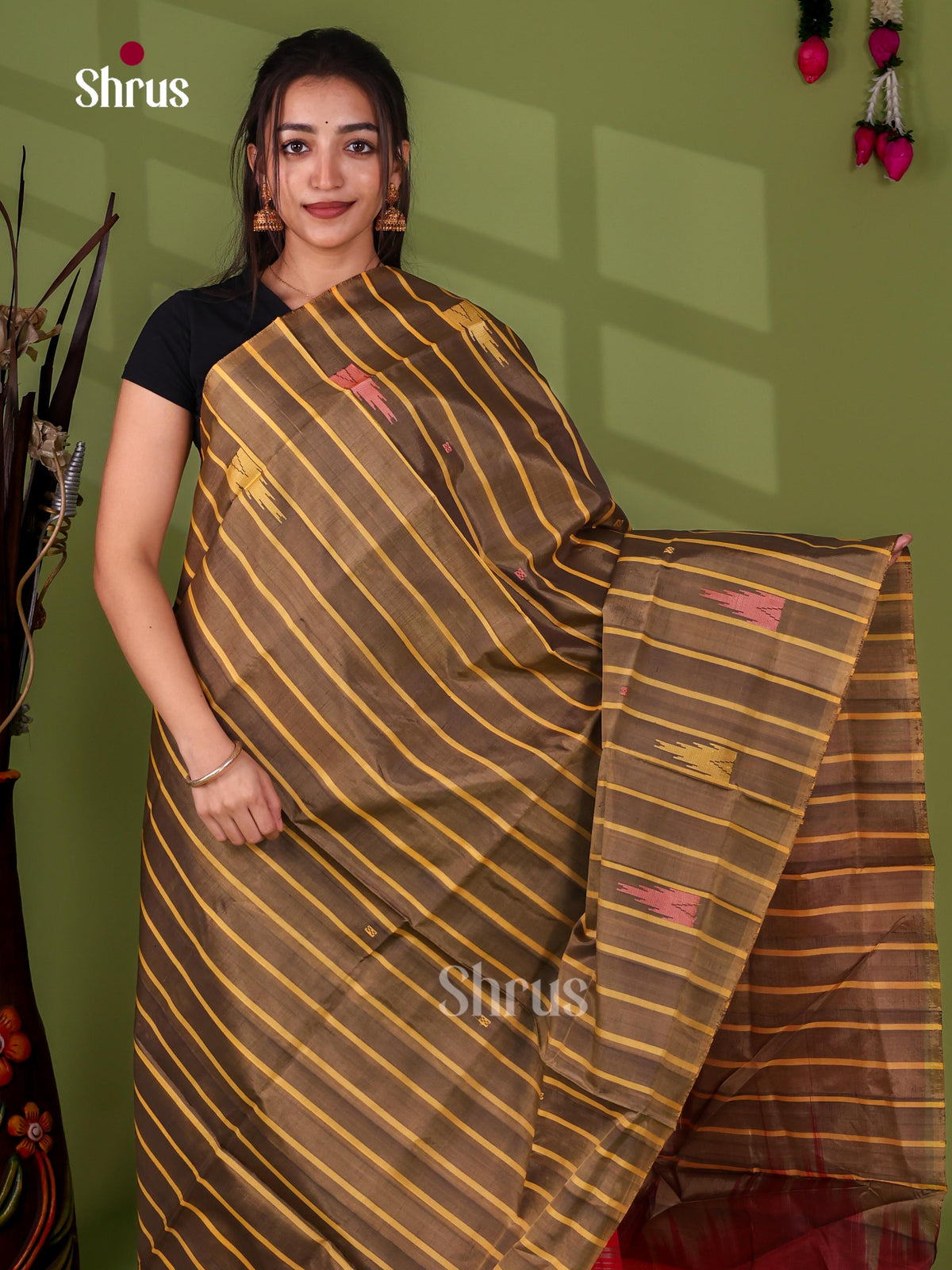 Banana Pith Saree - EJ08495