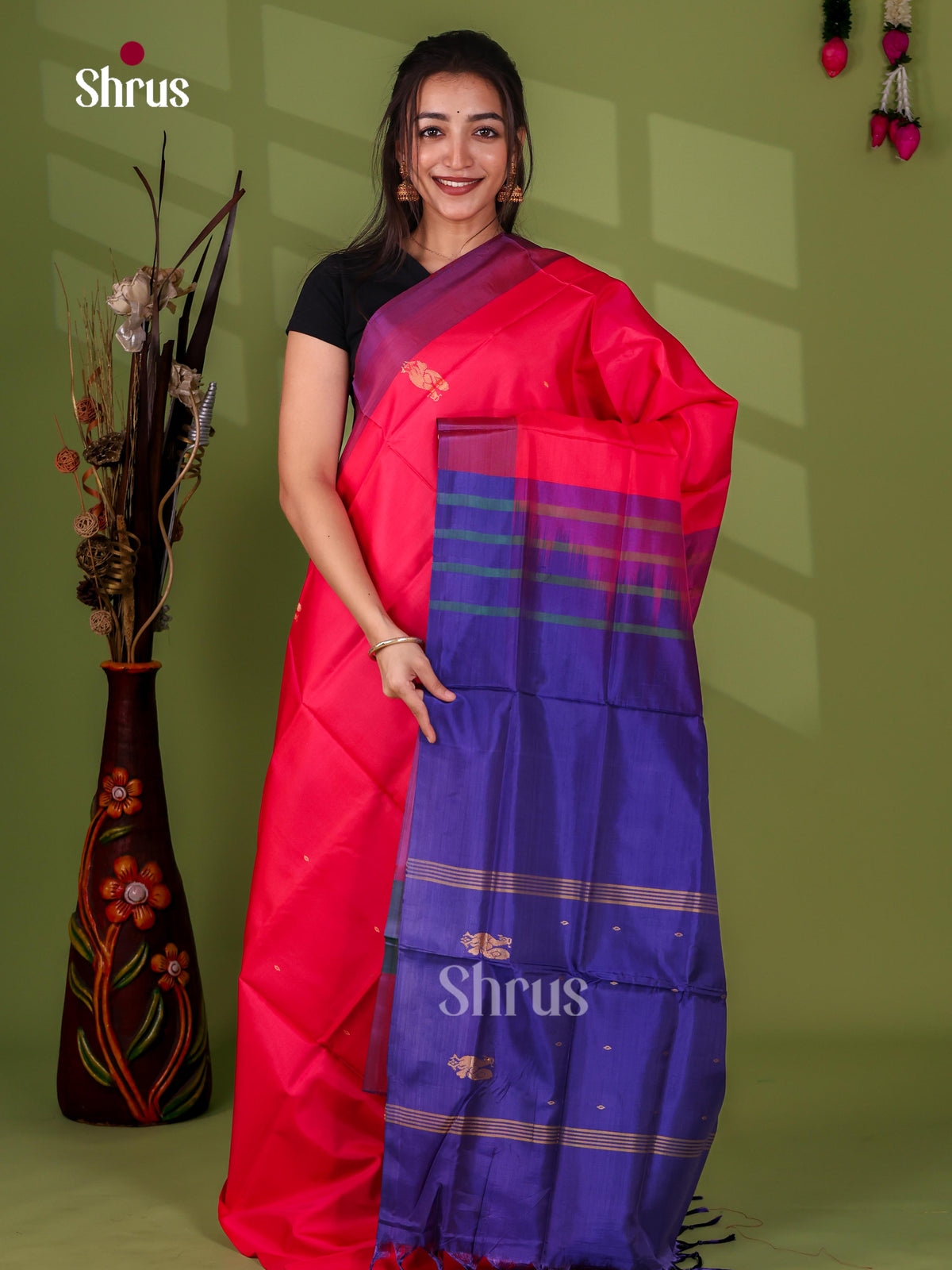 Banana Pith Saree - EJ08509