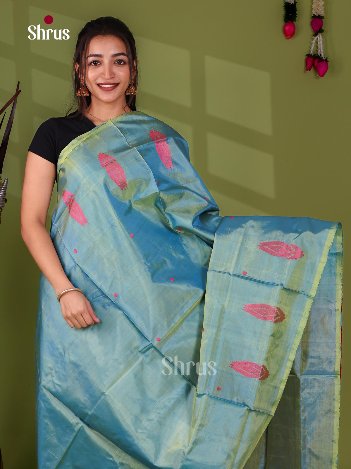 Banana Pith Saree - EJ08511