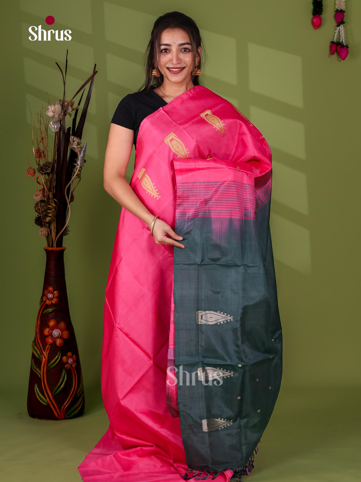 Banana Pith Saree - EJ08518